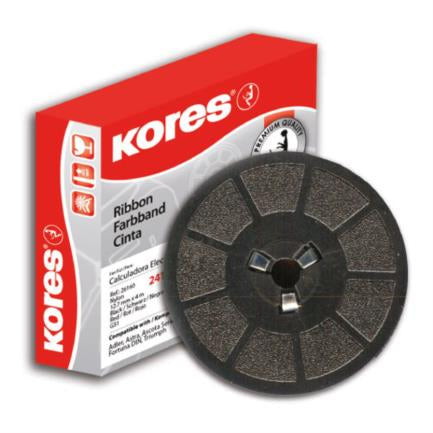 KORES CALCULATOR RIBBON BLACK-RED 3.5CM DIAMETER