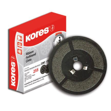 KORES BLACK-RED CALCULATOR RIBBON 3.0CM DIAMETER