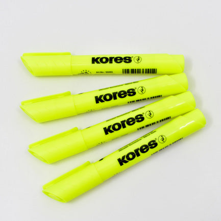 HIGHLIGHTER KORES K-MARKER XH12 YELLOW PK/12