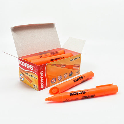 HIGHLIGHTER KORES K-MARKER XH12 ORANGE BX/12
