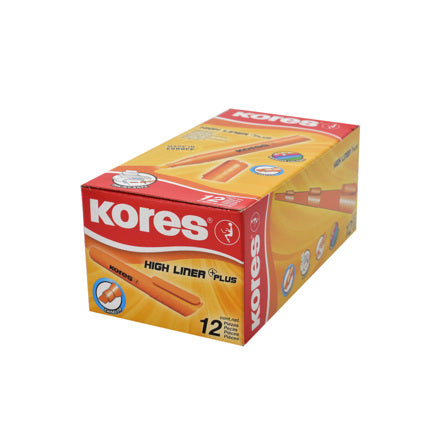 HIGHLIGHTER KORES K-MARKER XH12 ORANGE BX/12
