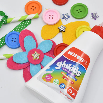 LIQUID GLUE KORES WHITE GLUKIDS 125GRS
