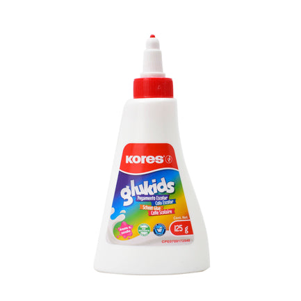 LIQUID GLUE KORES WHITE GLUKIDS 125GRS