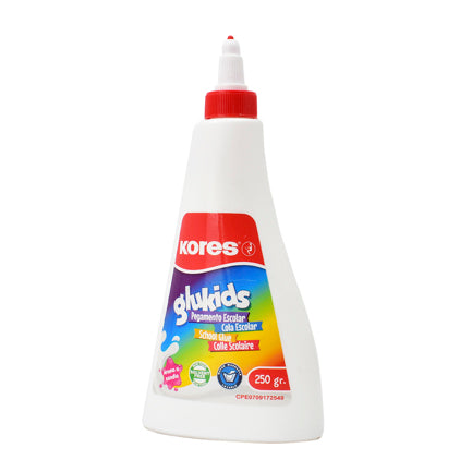KORES WHITE LIQUID GLUE GLUKIDS 250GRS
