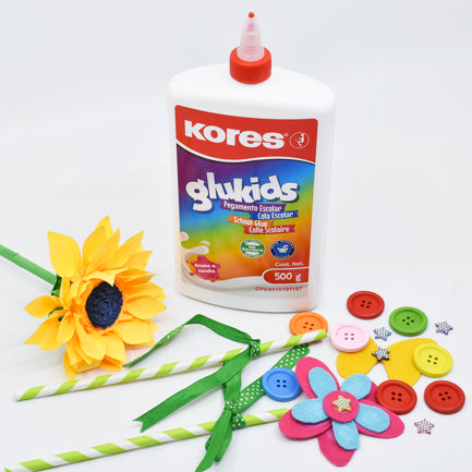 KORES WHITE GLUKIDS LIQUID GLUE 500GR