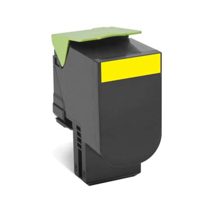 TONER LEXMARK 70C80Y0 YELLOW RETURN PROGRAM