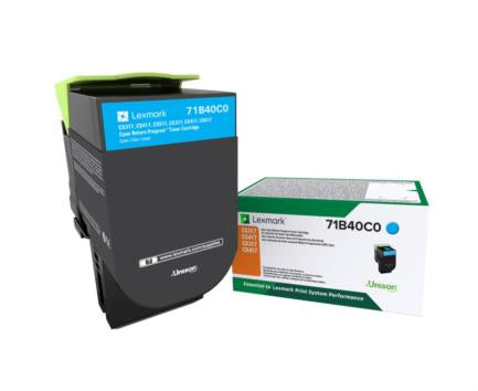 LEXMARK CYAN HIGH YIELD TONER CS317/CX317/CS417/CX417