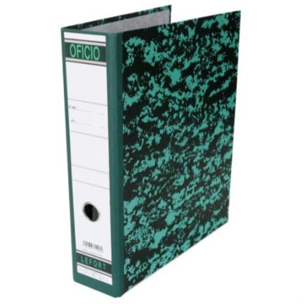 Lefort 0002 Classic Marbled Legal Size Lever Arch File without Index