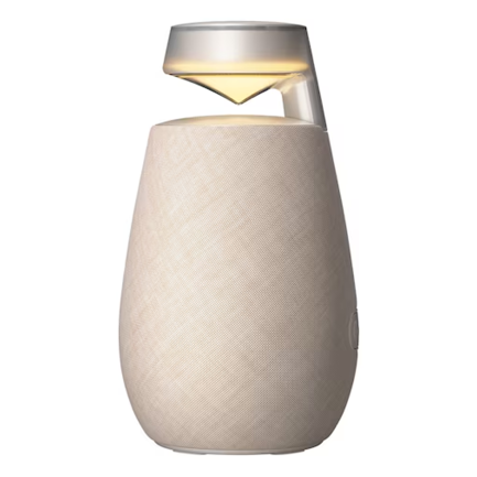 LG XBOOM 360 20W Bluetooth Speaker with 360 Omnidirectional Sound, Beige