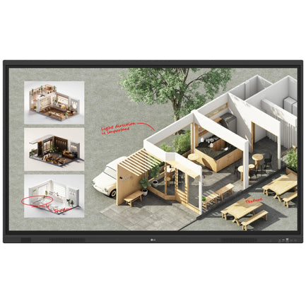 LG 65" 65TR3DQ Touch Screen 4K UHD 3840x2160 Multi-Touch 40 points max