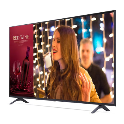 LG 65" Signage Display 3840 x 2160 UHD 16 Hours 7 Days 350 nits Web OS