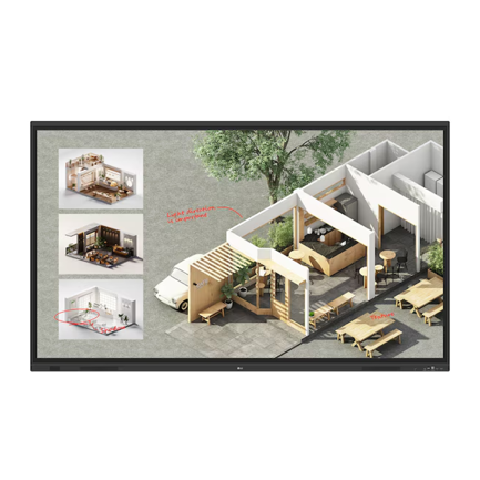 LG 86" Interactive Display Digital Signage 86TR3DQ Touch 4k UHD 3840×2160