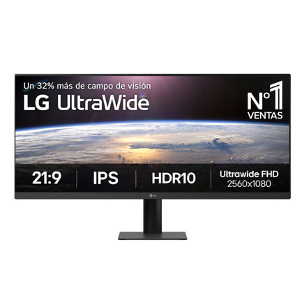 LG 29-inch UltraWide FHD Monitor 2560x1080 Resolution IPS Panel Black