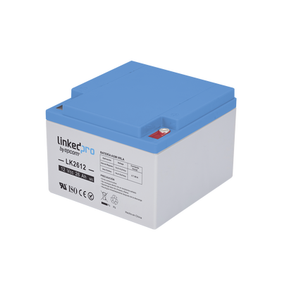 Batería de respaldo 12 V | 26 Ah AGM | Especial para Seguridad Electrónica | Vida útil 5 años | Terminales M5