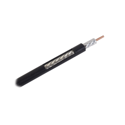 Tramo de 5 metros de Cable Coaxial RG-8X de Baja pérdida, Conductor Central de Cobre, 50 Ohms