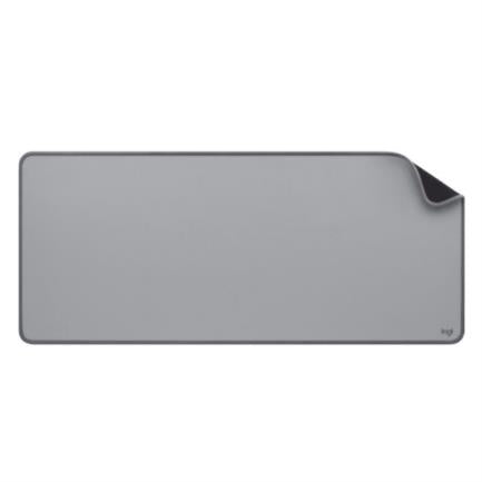 Logitech Studio Series Desk Pad, Anti-Slip Base, Gray