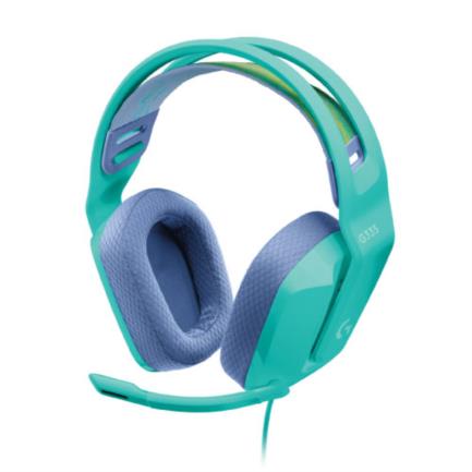 Logitech G335 Gaming Headset Microphone/3.5mm Cable Mint Color