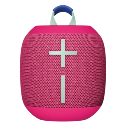 Bocina Logitech WONDERBOOM 4  Sonido de 360°  Capacidad Inalámbrica 40mtrs Color Rosa