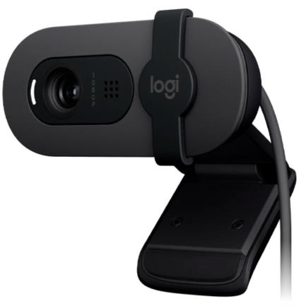 Logitech Brio 100 RTL Full HD 1080p Webcam Integrated Microphone USB Connectivity Graphite Color