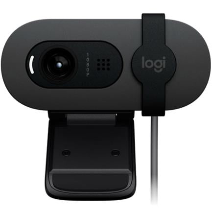Logitech Brio 100 RTL Full HD 1080p Webcam Integrated Microphone USB Connectivity Graphite Color