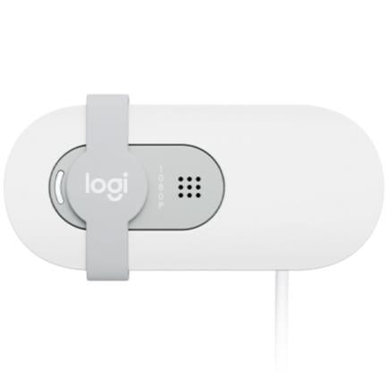Logitech Brio 100 RTL Full HD 1080p Webcam Integrated Microphone USB Connectivity White