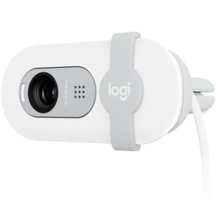 Logitech Brio 100 RTL Full HD 1080p Webcam Integrated Microphone USB Connectivity White