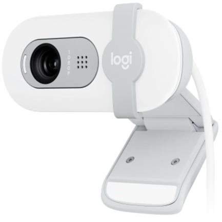 Logitech Brio 100 RTL Full HD 1080p Webcam Integrated Microphone USB Connectivity White