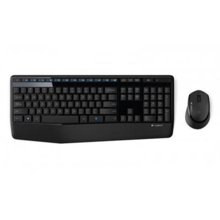 Logitech MK345 Wireless Keyboard and Mouse 1000 dpi USB Black