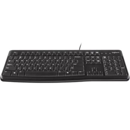Logitech MK120 Wired USB Keyboard and Mouse, Black