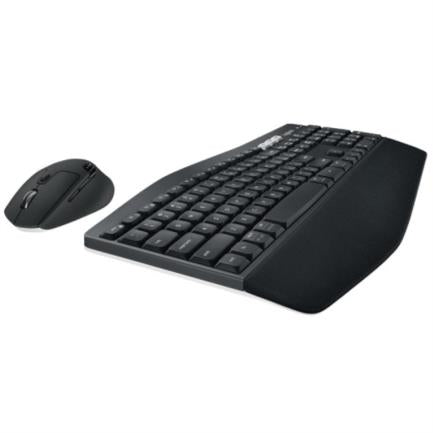 Logitech Performance MK850 Wireless USB Keyboard and Mouse, Black