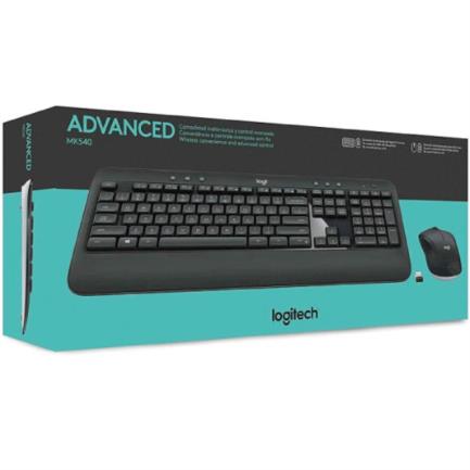 Logitech Advanced MK540 Wireless Keyboard and Mouse USB Black