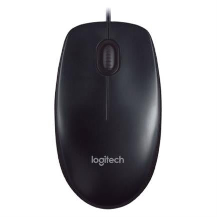 Logitech M90 Wired USB Mouse 1000 dpi Black