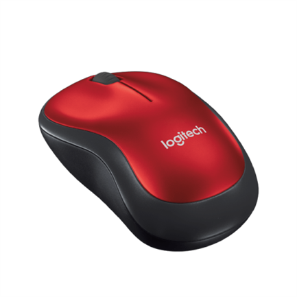 Logitech M185 Wireless Mouse Red