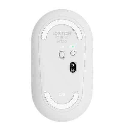Mouse Logitech M350 Inalámbrico 1000 dpi Color Blanco