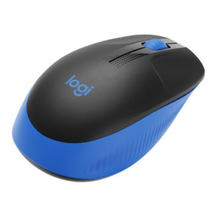 Logitech M190 Full Size Wireless Mouse 1000 dpi USB Blue