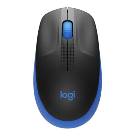 Logitech M190 Full Size Wireless Mouse 1000 dpi USB Blue