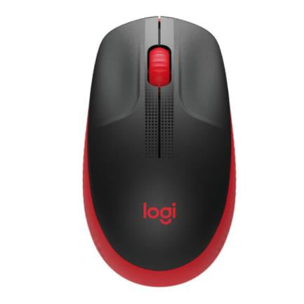 Logitech M190 Full-Size Wireless Mouse 1000 dpi USB Red