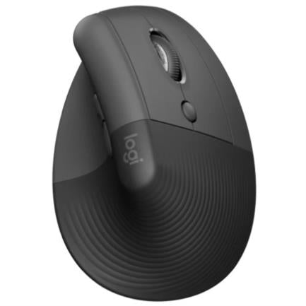 Logitech Lift Vertical Ergonomic Mouse 1000dpi Graphite Color