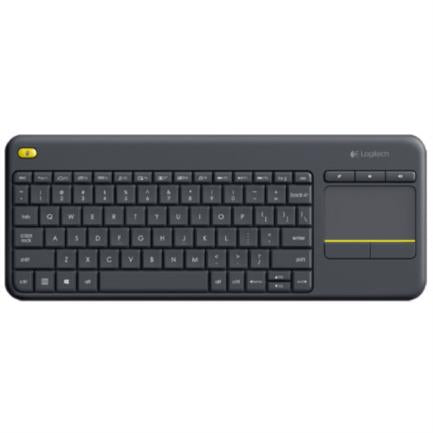 Logitech K400 Plus Wireless Keyboard W/TouchPad Black