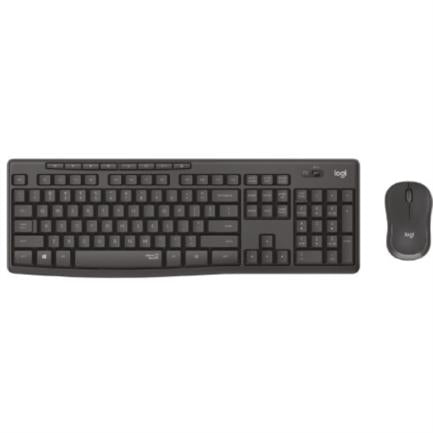Logitech MK295 Silent Wireless Keyboard and Mouse USB Graphite