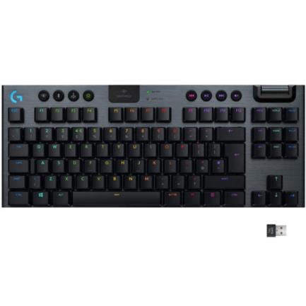Logitech G915 TKL Lightspeed Wireless RGB Mechanical Gaming Keyboard Tenkeyless Black