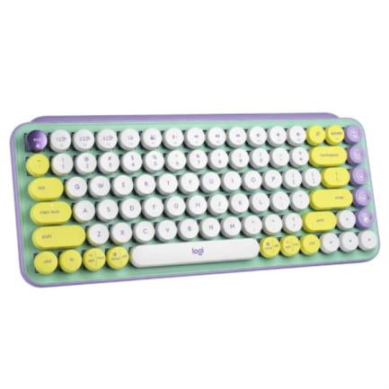 Logitech Pop Mechanical Keyboard Customizable Emoji Keys Fresh Vibes Color