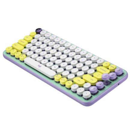 Logitech Pop Mechanical Keyboard Customizable Emoji Keys Fresh Vibes Color
