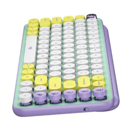 Logitech Pop Mechanical Keyboard Customizable Emoji Keys Fresh Vibes Color