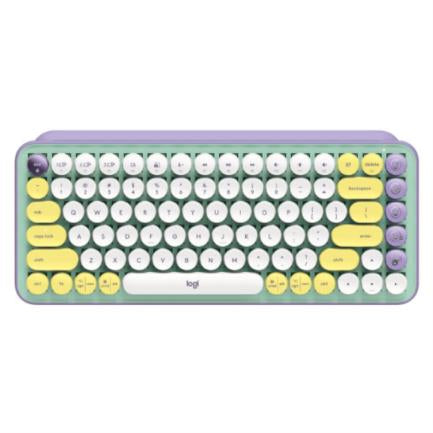 Logitech Pop Mechanical Keyboard Customizable Emoji Keys Fresh Vibes Color