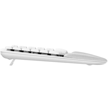 Logitech Wave Keys Wireless Keyboard 10m Range White