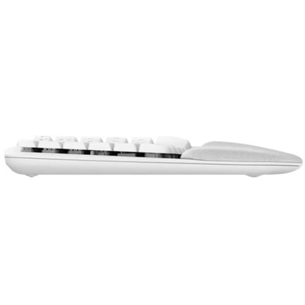 Logitech Wave Keys Wireless Keyboard 10m Range White