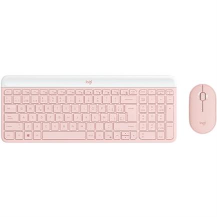 Logitech MK470 Wireless Keyboard and Mouse Nano USB Receiver Pink
