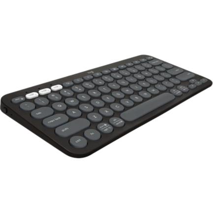 Logitech Pebble Keys 2 K380S Multi-Device Wireless Bluetooth Keyboard Graphite