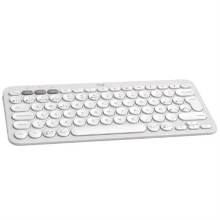 Logitech Pebble Keys 2 K380S Bluetooth Multi-Device Wireless Keyboard White